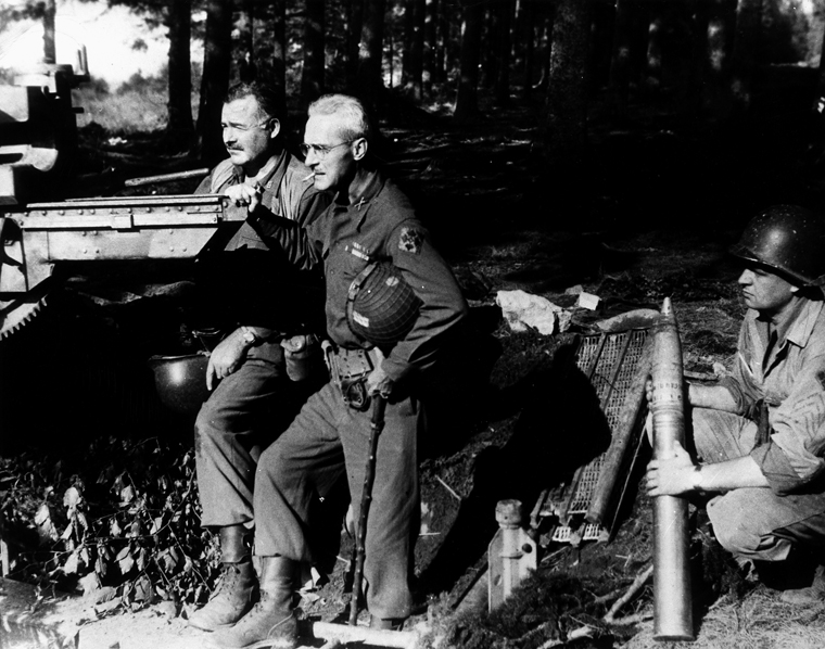 File:Ernest Hemingway and Buck Lanham, 1944.jpg - Wikipedia