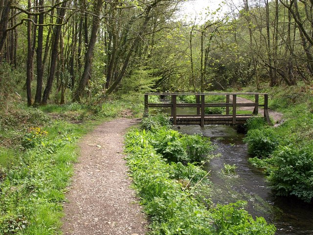 Footbridge over the Otter - geograph.org.uk - 1866831