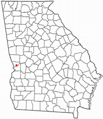 Location of Fort Benning, Georgia