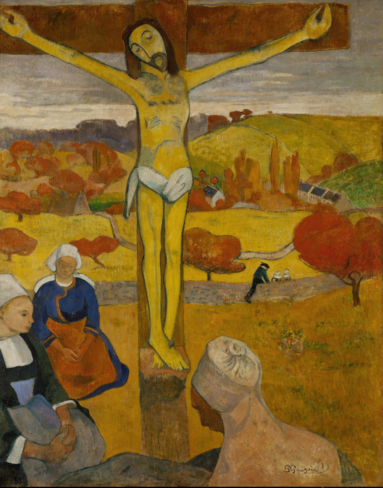 The Yellow Christ by Paul Gauguin, John 19:16-27, Bible.Gallery