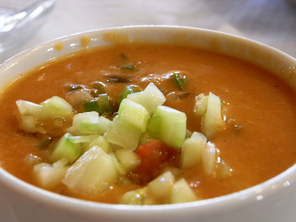 Como hacer gazpacho manchego