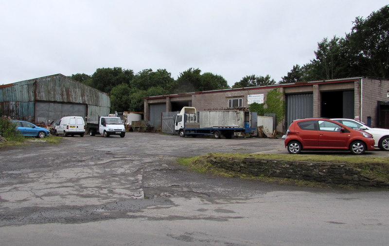 File:JRJ Engineering premises and lorry, Llangennech - geograph.org.uk - 4631743.jpg