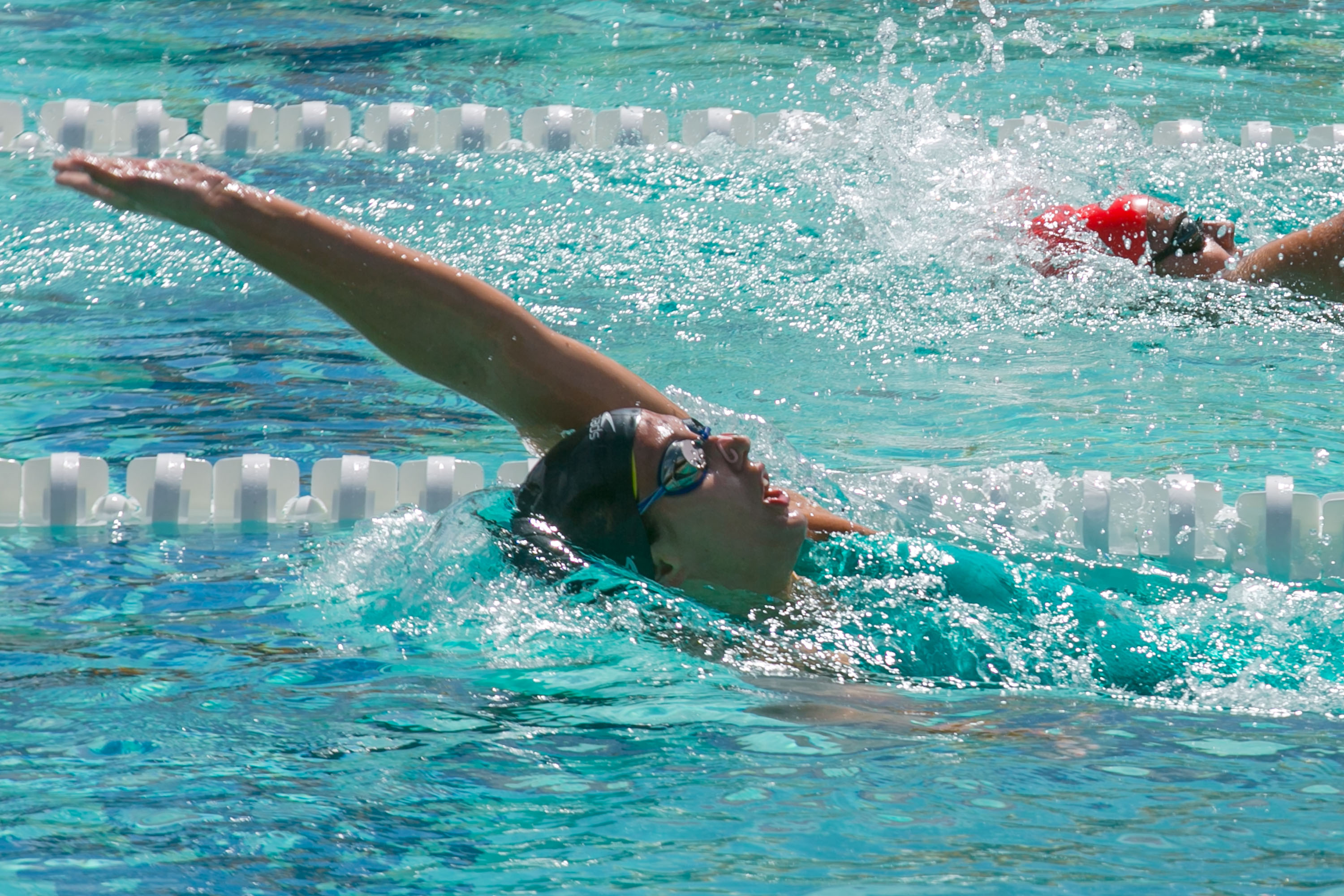 Kathleen Baker in 200m backstroke heat (34346570524) | موسوعة الشرق الأوسط