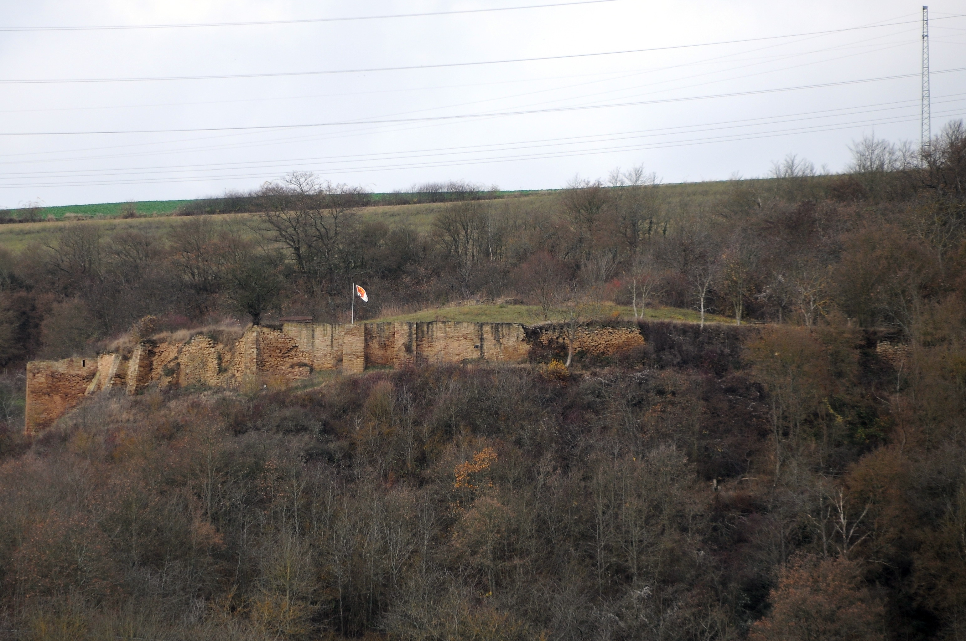 Remains of Castle Randeck.