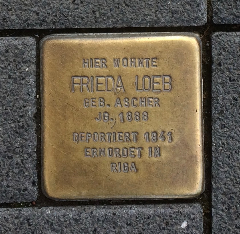 Stolpersteine Neuwied Langendorfer Straße 133 Frieda Loeb.jpg