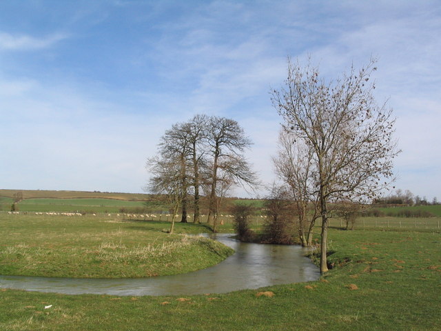 File:The Eye Brook upstream of Caldecott - geograph.org.uk - 362433.jpg