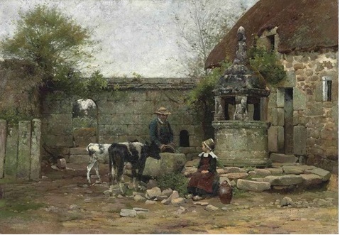 File:Walter Osborne A Grey Morning in a Breton Farmyard.jpg