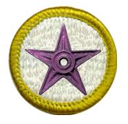 File:WikiProject Scouting barnstar purple merit badge.jpg