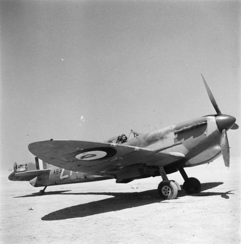 File:145 Squadron RAF Spitfire Western Desert IWM ME(RAF) 4397.jpg -  Wikimedia Commons