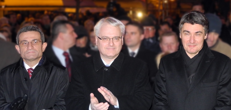 File:20 obljetnica medjunarodnog priznanja RH Sprem Josipovic Milanovic Zagreb 15012012 2.jpg