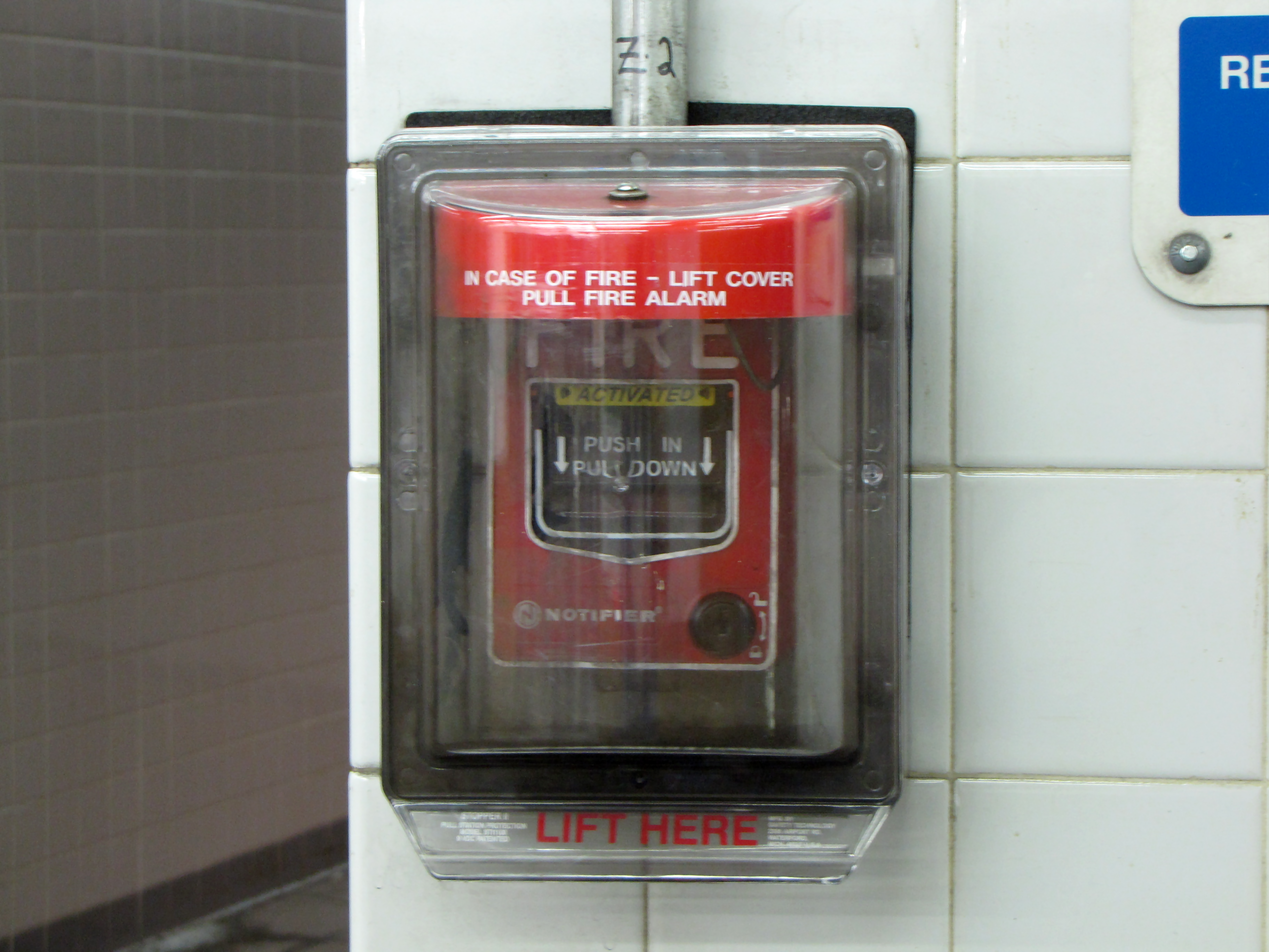 Manual Fire Alarm activation.