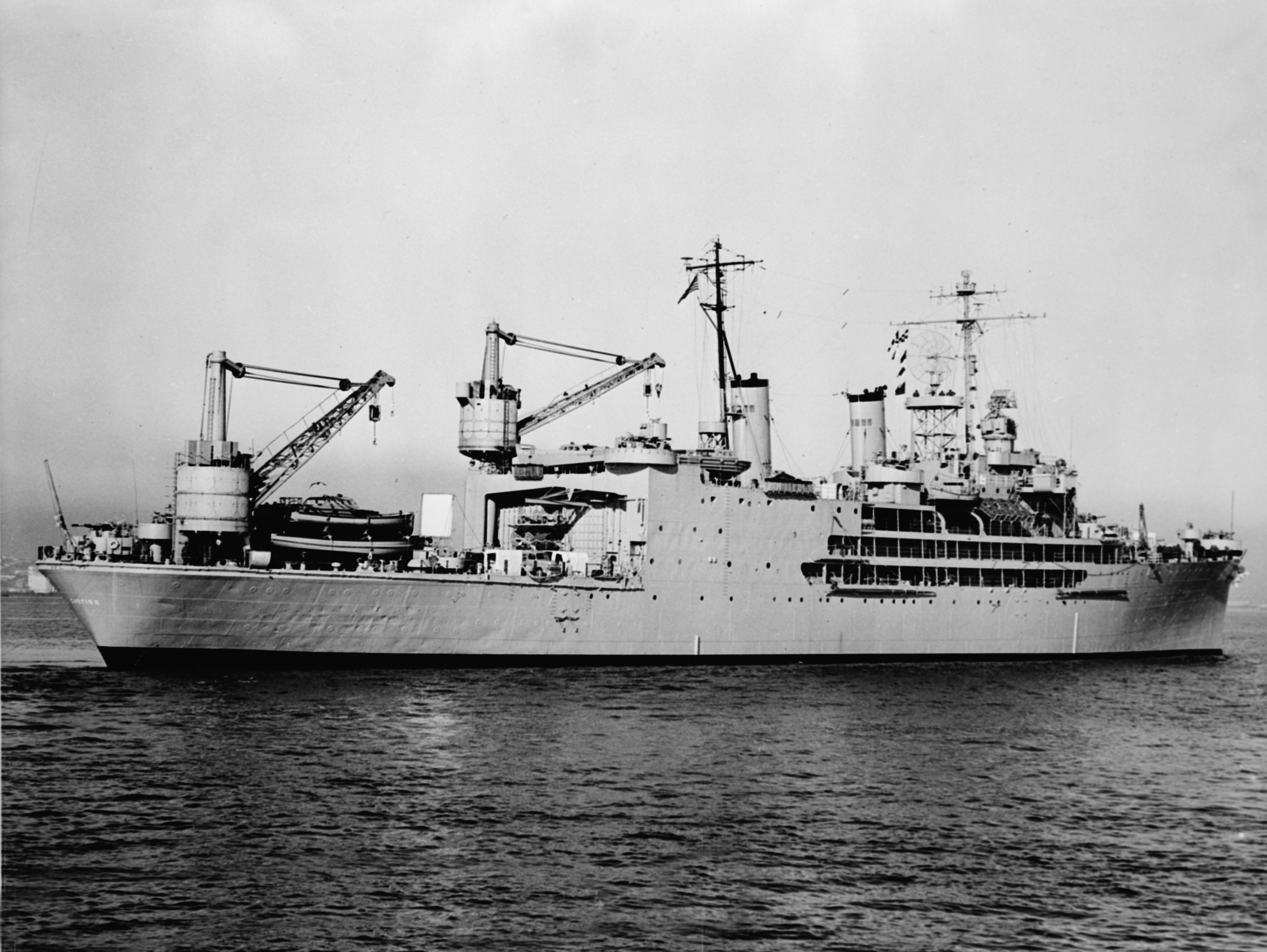 File:Aft view of USS Curtiss (AV-4) off San Francisco on 2 J