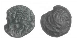 Monedă celtică de bronz (Senones - Gallia) DT.2633.jpg