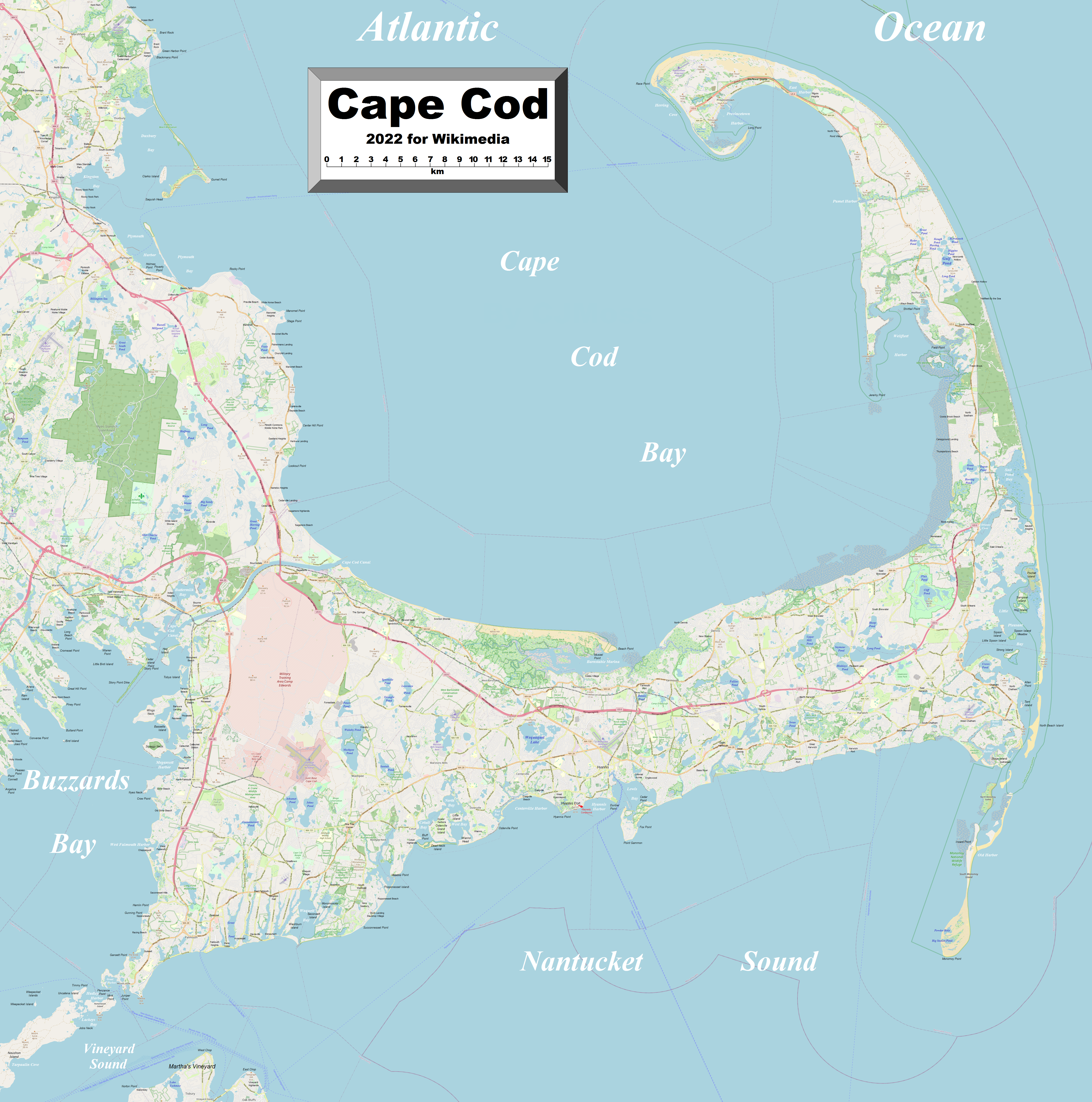 cape cod massachusetts landforms