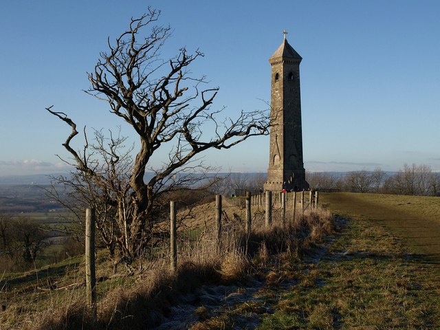 File:Cotswold Way approaching Tyndale Monument - geograph.org.uk - 1654228.jpg