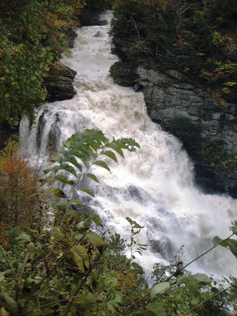 The Waterfall Oasis in Cullasaja River Gorge