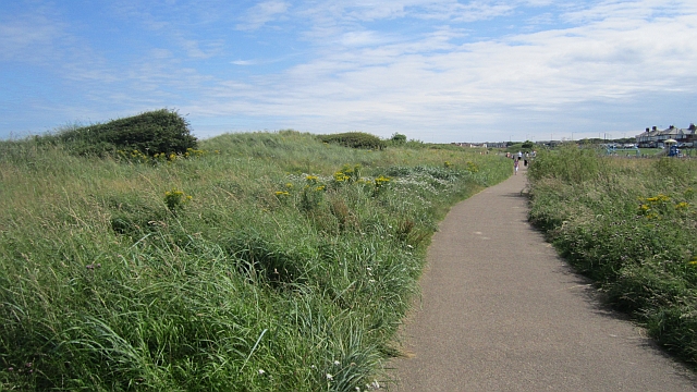 Cycle -foot path Hartley Links - geograph.org.uk - 3272754