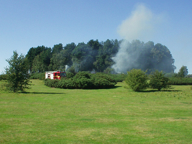 Heathland fire in Sutton Park - geograph.org.uk - 127821