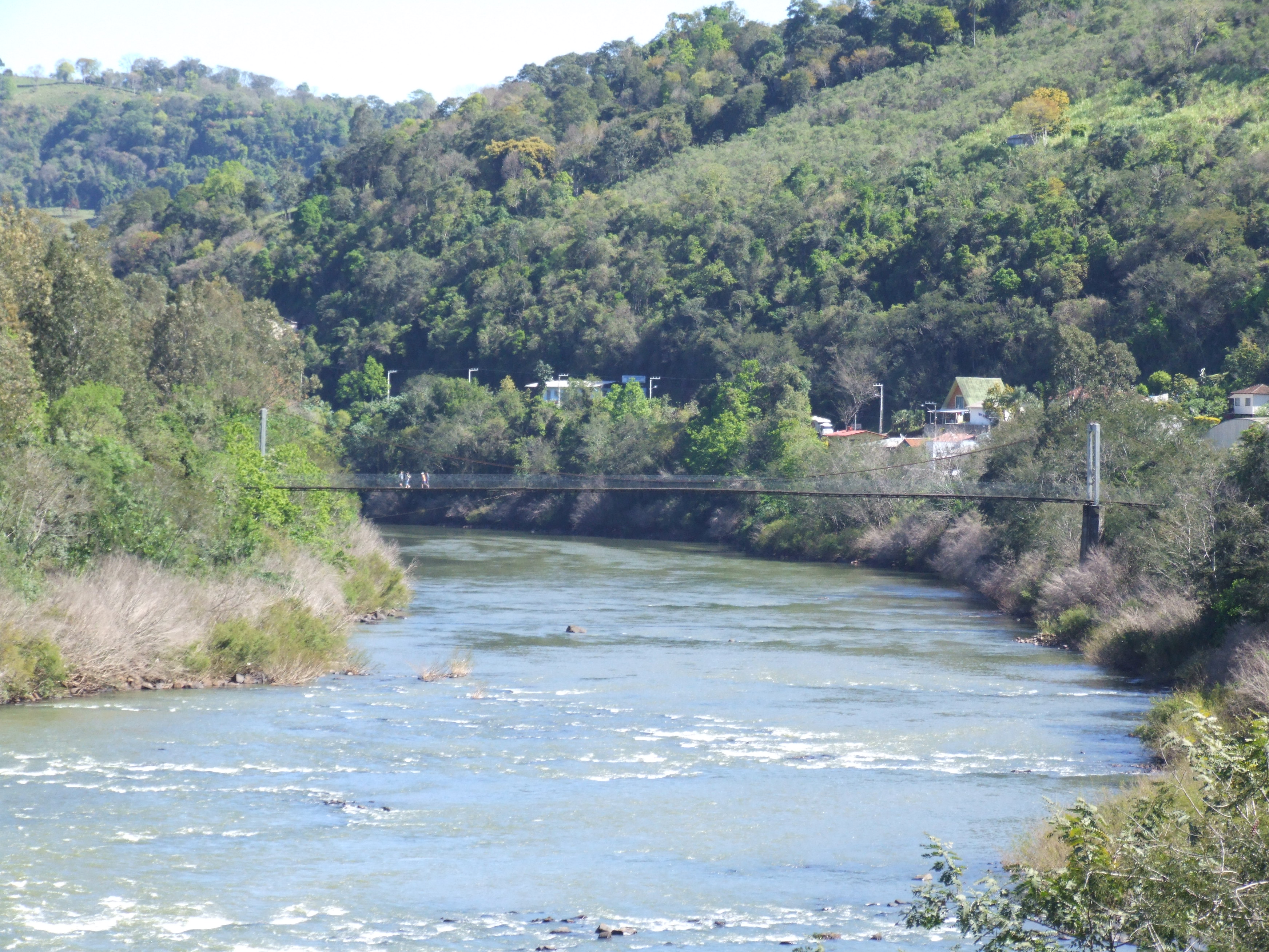 Resultado de imagem para imagens ponte pênsil capinzal