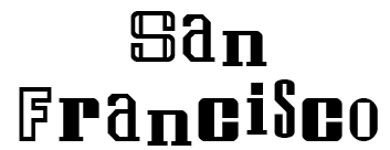 San francisco шрифт