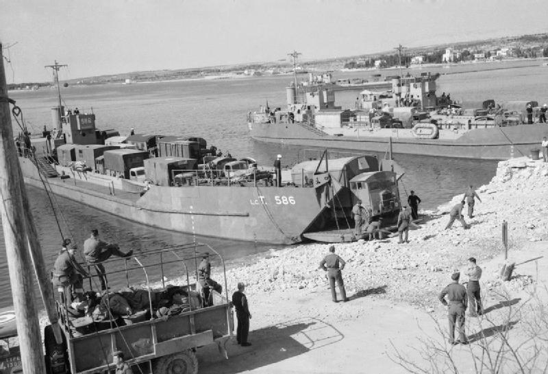 File:Supplies arrive for Balkan Air Force Italy IWM CL 3479.jpg