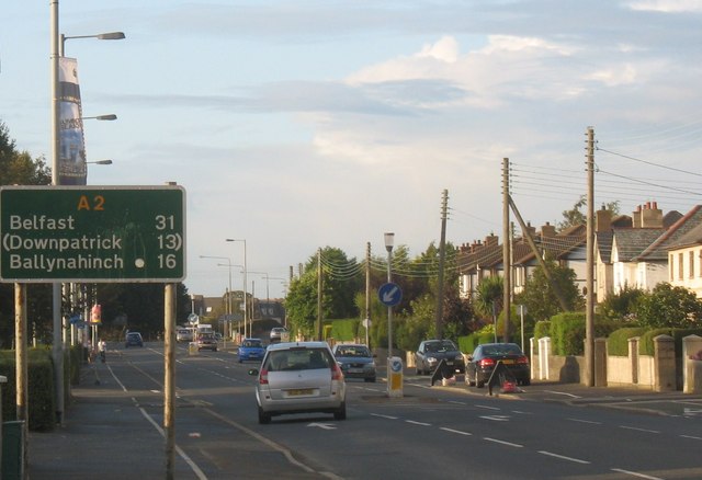 File:The A2 Dundrum Road - geograph.org.uk - 1461055.jpg