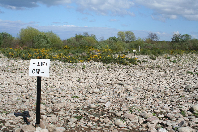 File:The line dividing two salmon beats on the Spey. - geograph.org.uk - 412673.jpg