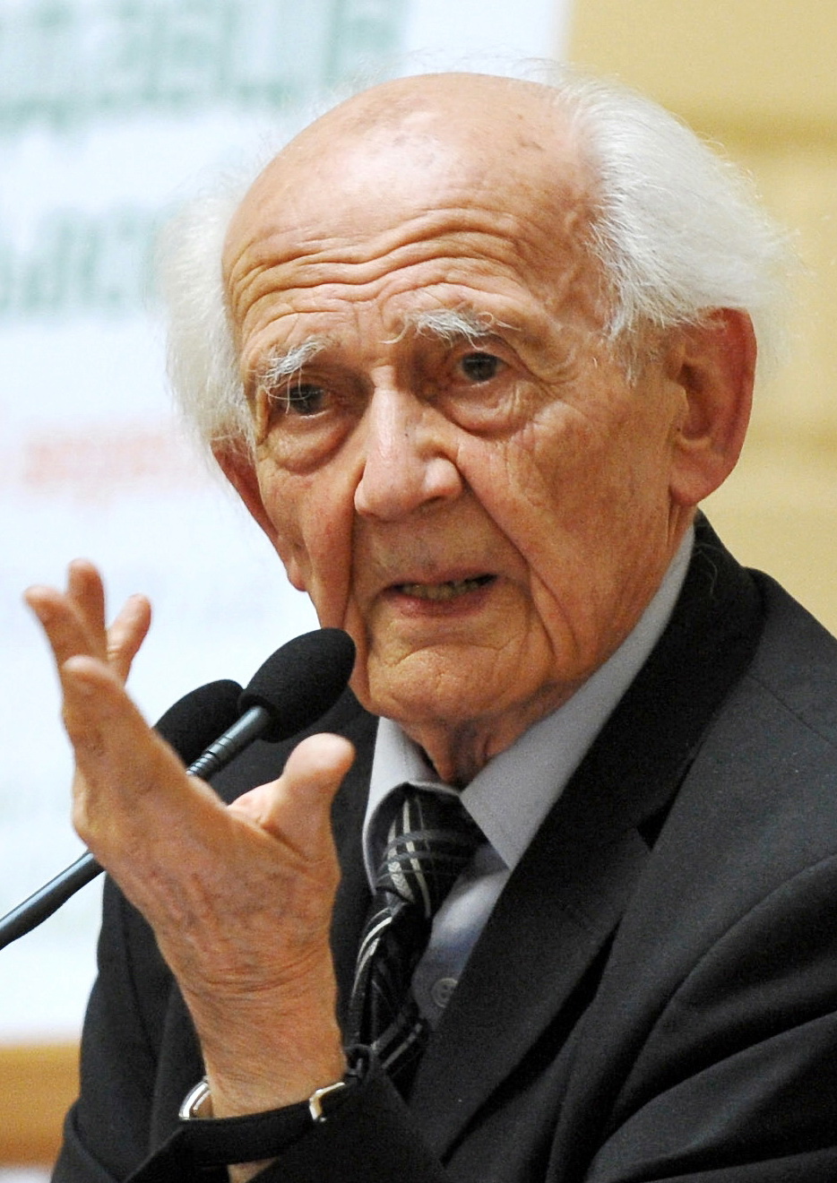 Zygmunt Bauman em [[Berlim]], [[Alemanha]], em 2015