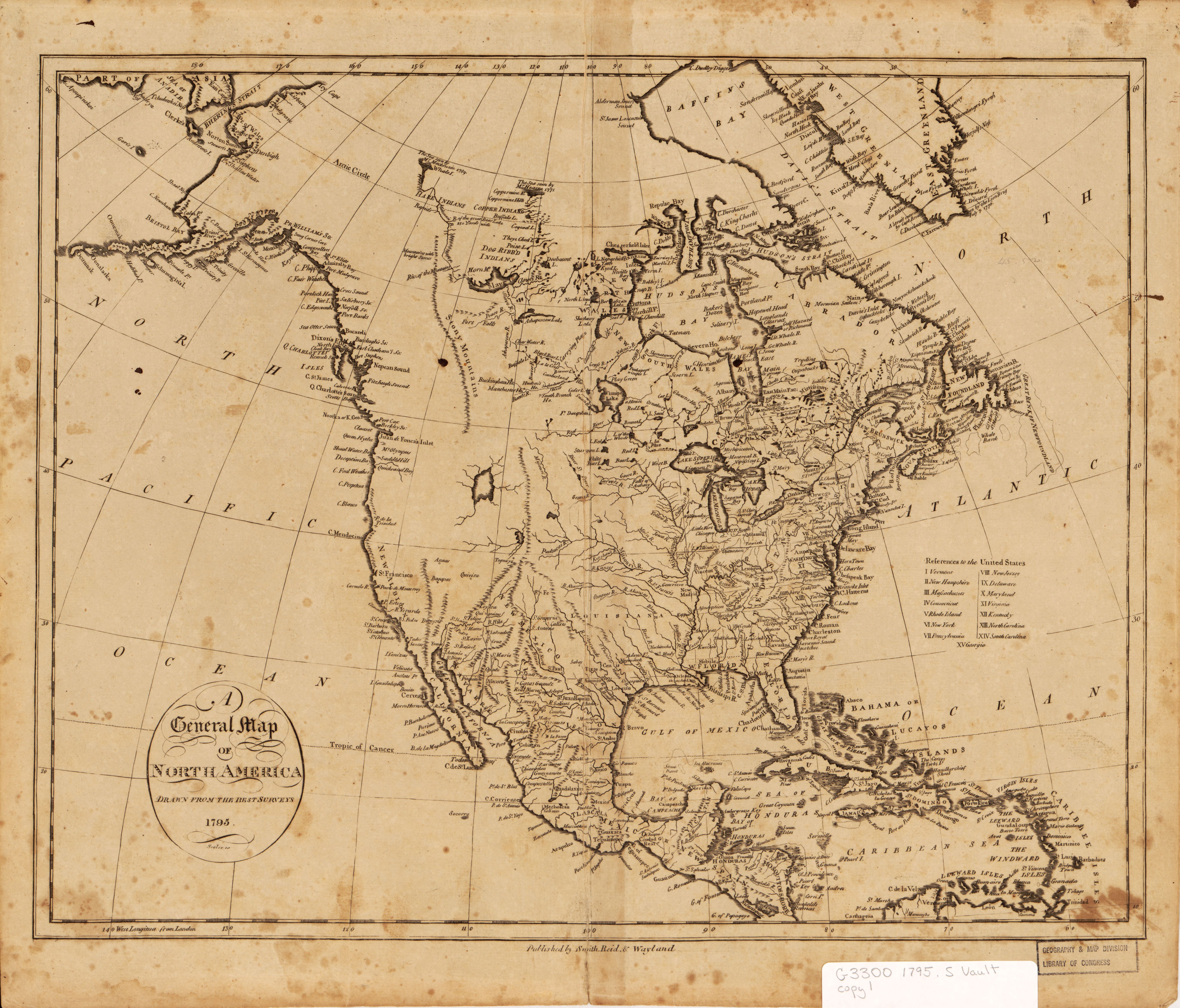 Карта рид. 1795 Карта. Карта 1811.