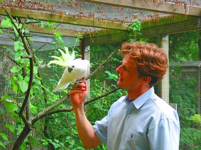 Besucher Vogelpark OlchingFoto erstellt 2003 von Harald Loy