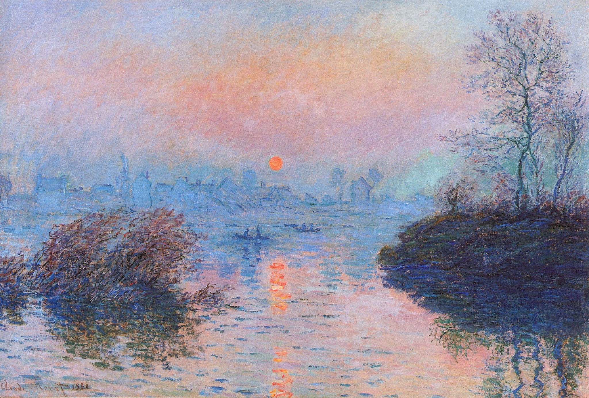 File:Claude Monet, sunset-on-the-seine-at-lavacourt-winter-effect