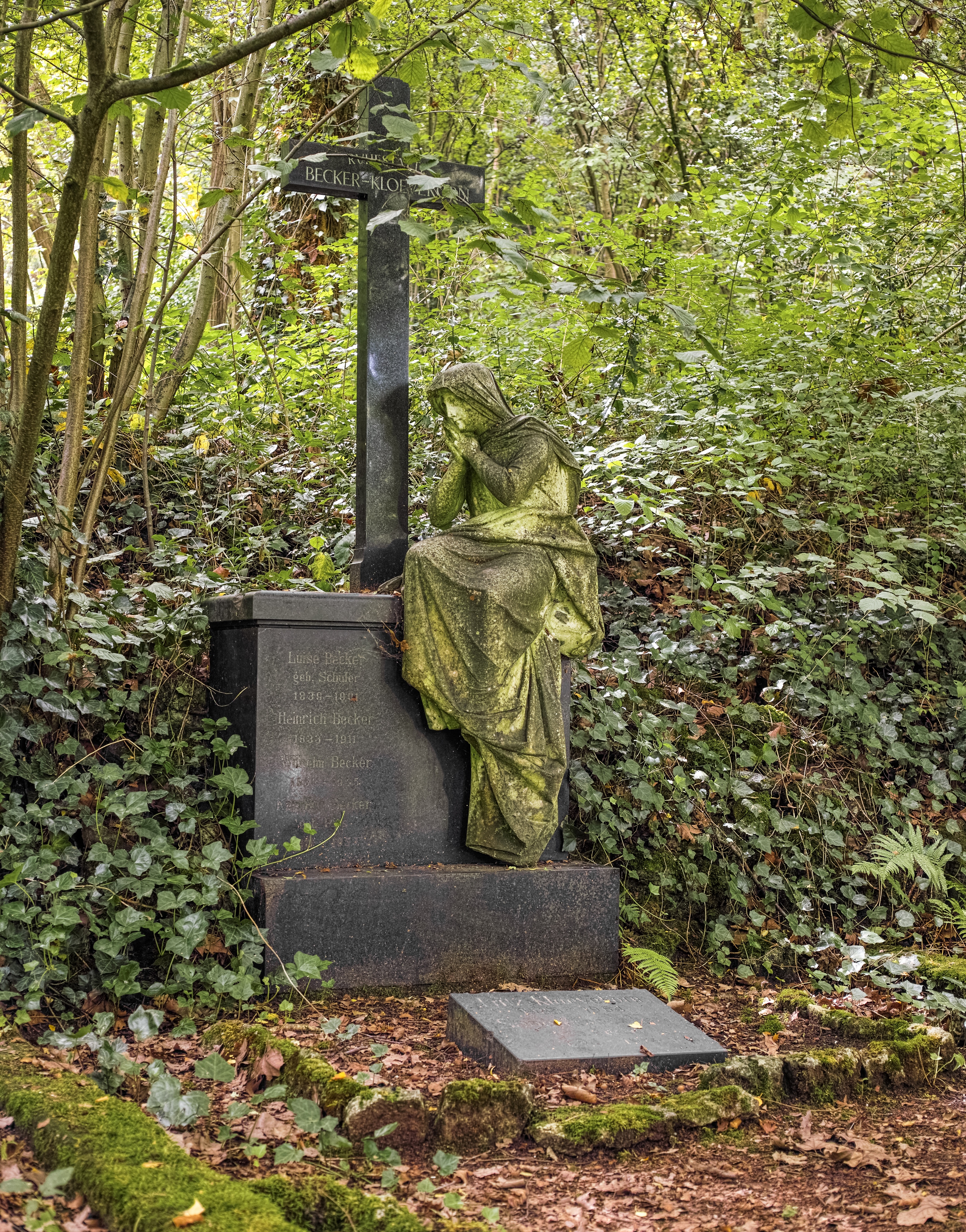 Fritz Kloevekorns Grab auf dem Alten Friedhof in Alt-Saarbrücken