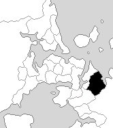 Howick electorate boundaries between 1993 and 1996. Howick electorate, 1993.png