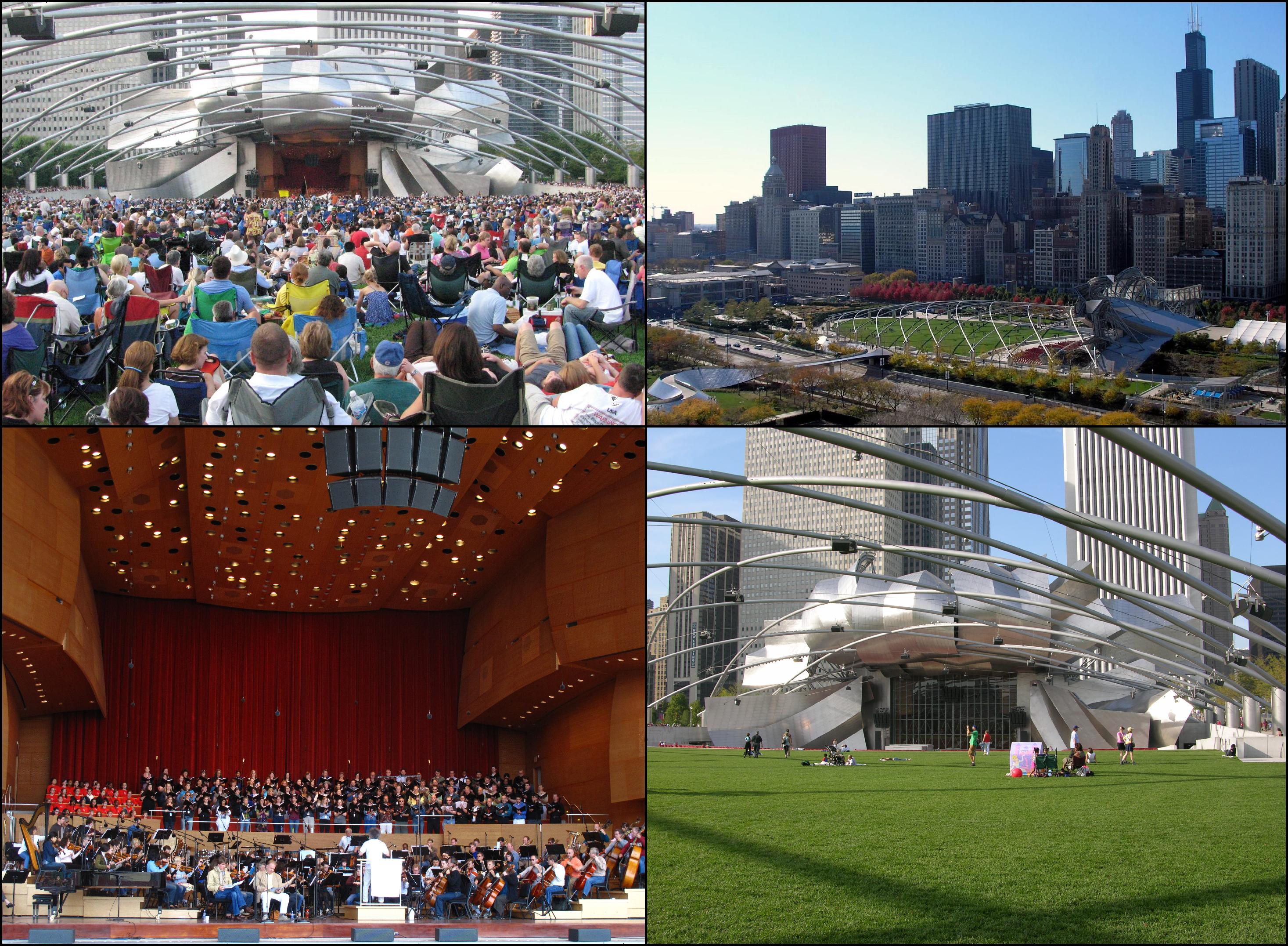 Jay Pritzker Pavilion Detailed Seating Chart