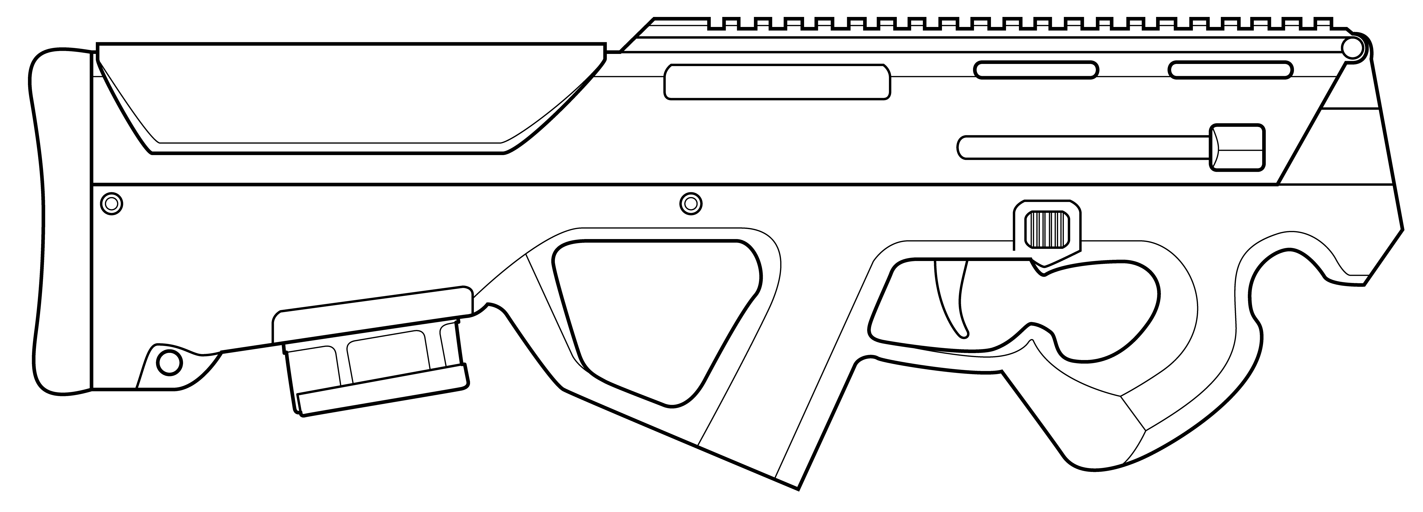 Как нарисовать p90