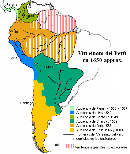 File:Mapa del América del Sur resp. del Virreinato del Perú en 1650 approx.png