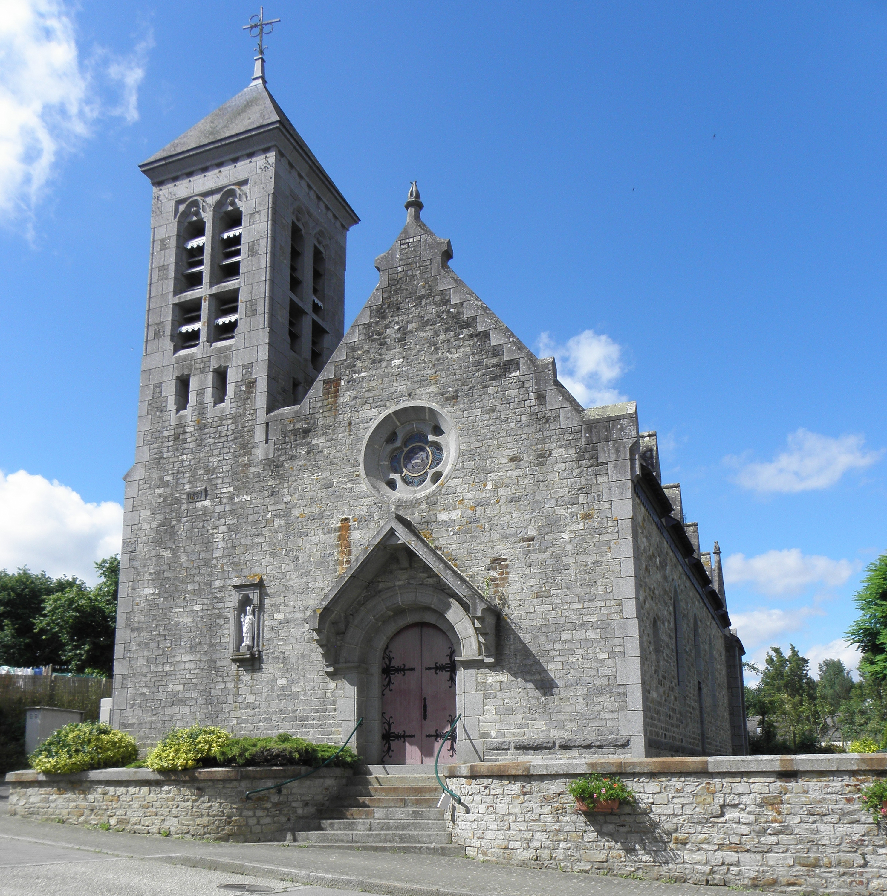 Eglise Saint-Melaine  France Bretagne Ille-et-Vilaine Mouazé 35250