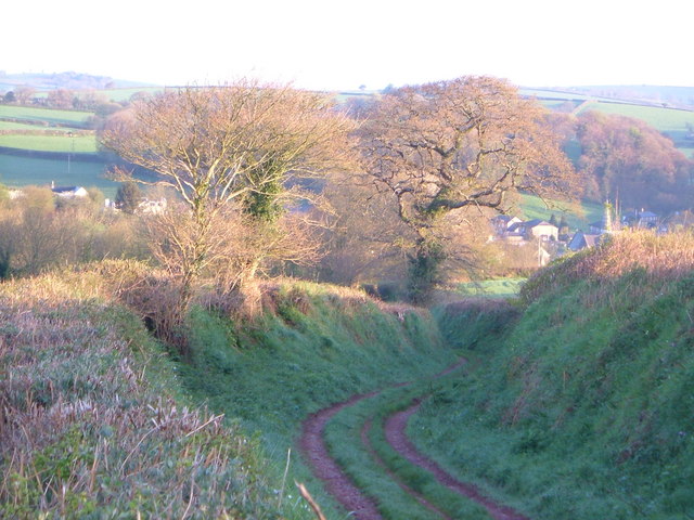 File:Old road to Harbertonford - geograph.org.uk - 161141.jpg