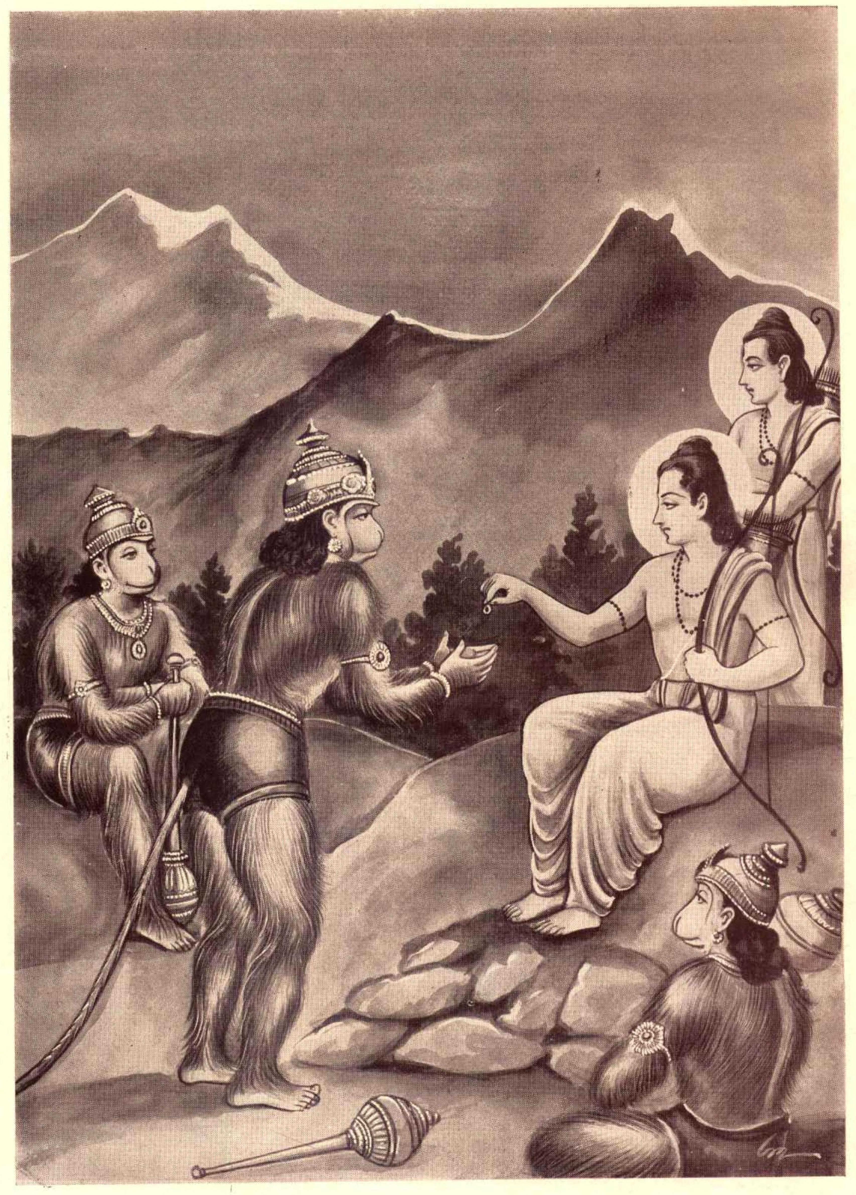 Which ornament did Sita give to Hanuman? - Quora