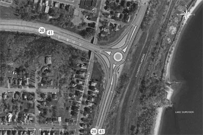 File:US 41 M-28 Marquette roundabout.jpg