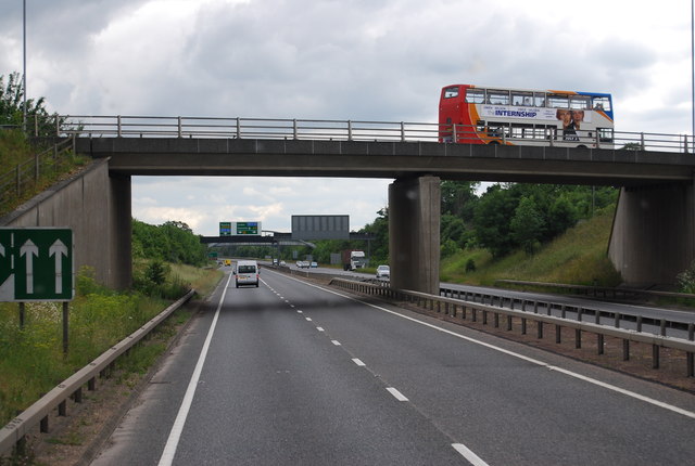 File:A11, Four Went Ways Bridge - geograph.org.uk - 3819276.jpg