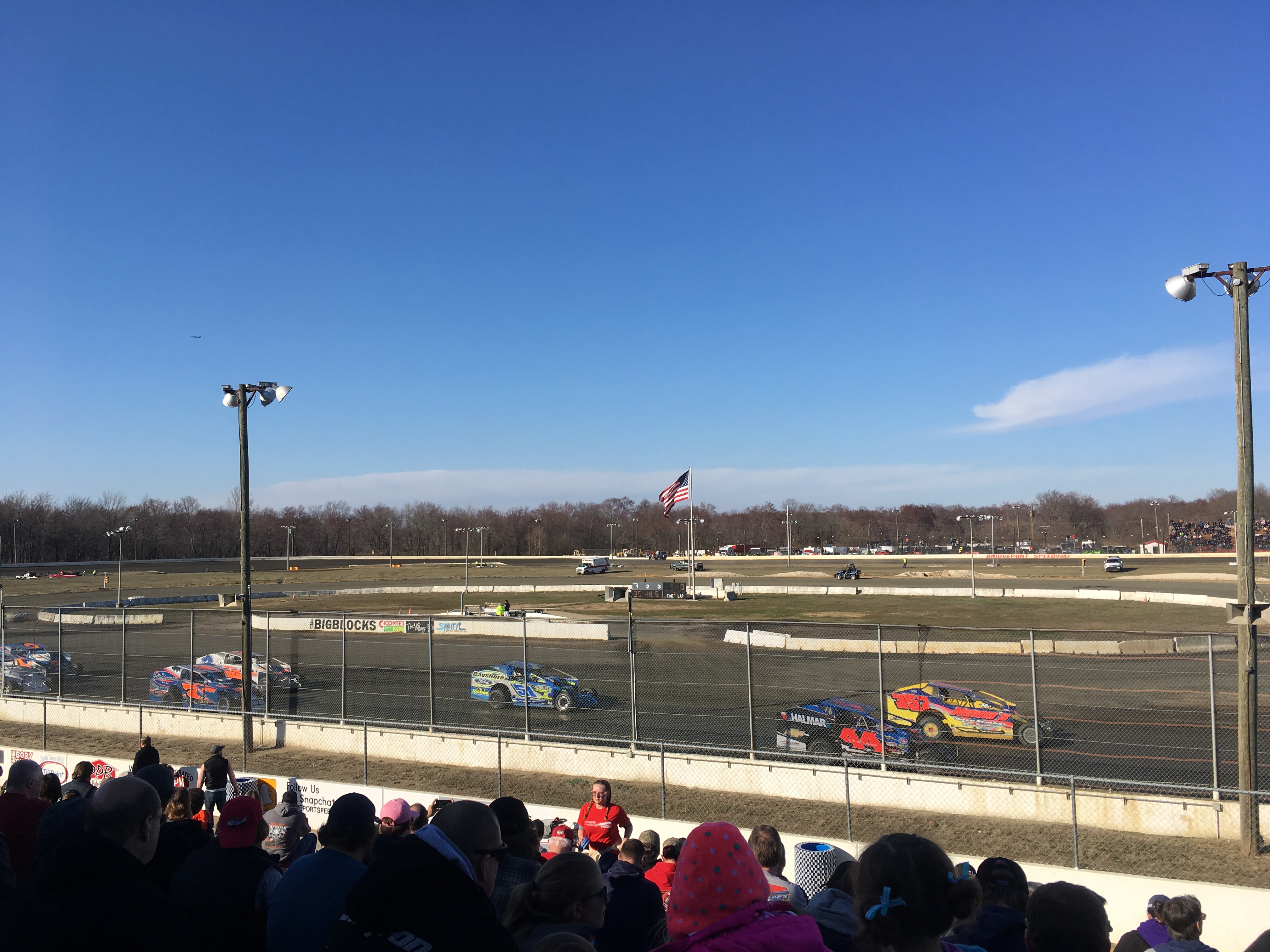 File Bridgeport Speedway Modifieds Heat Race From Frontstretch 3 31 18 Jpg Wikimedia Commons