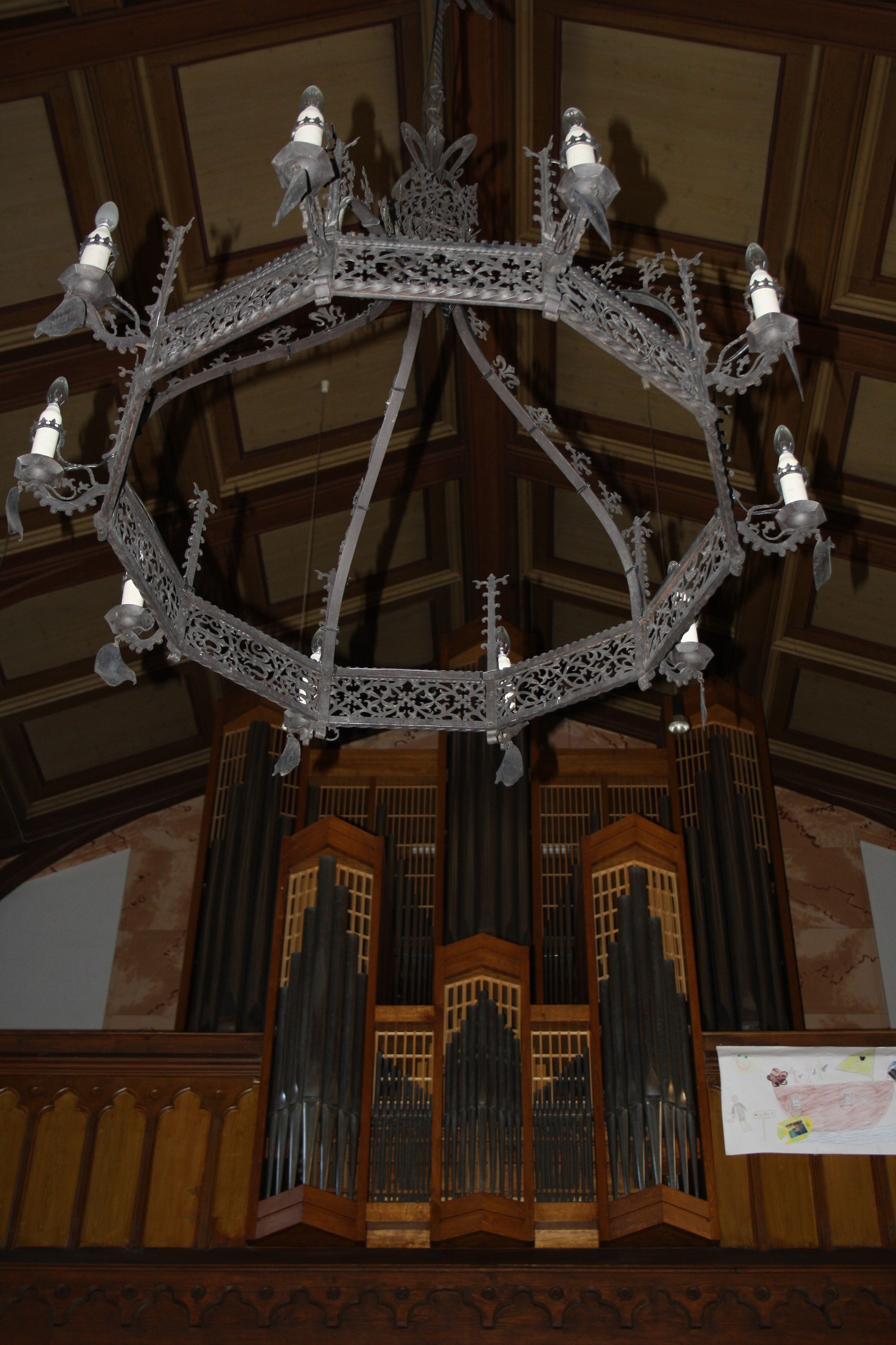 Datei Die Orgel Der Evangelischen Friedenskirche Bad Ischl