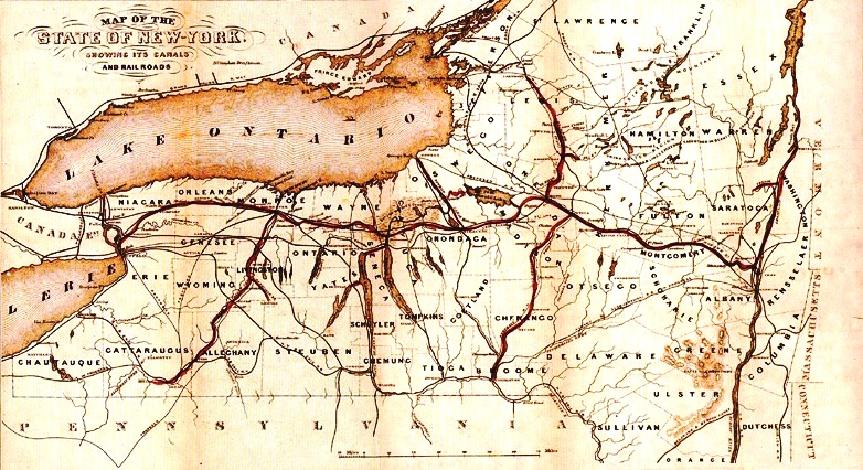 File:Erie Canal Map 1853.jpg