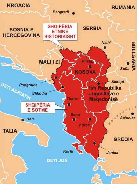 Я уже писал, что албанцы исторически правы в своей агрессии. Балканы нуждаются 