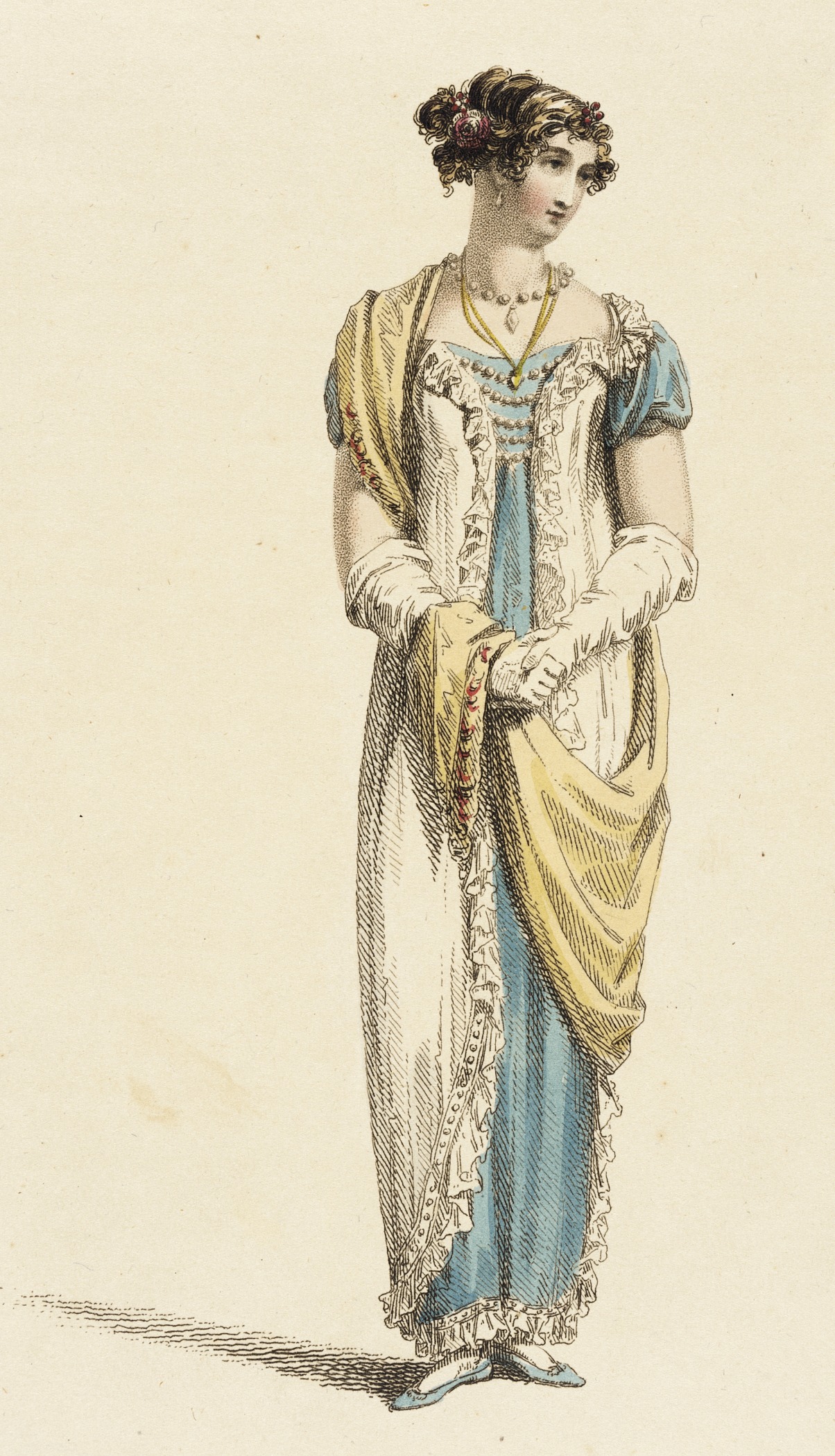 Женский костюм стиля Ампир 19 век