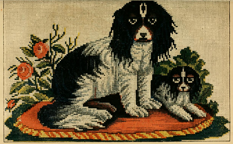 File:Godey's Lady's Book (1861) - TWO DOGS NEEDLEPOINT.png