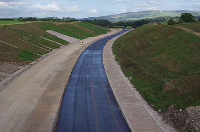 File:Heysham to M6 link road construction - geograph.org.uk - 4632925.jpg