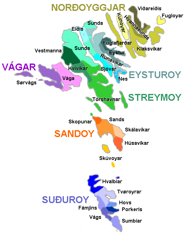 Regions Of The Faroe Islands Wikipedia