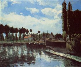 File:Pissarro - the-lock-at-pontoise.jpg